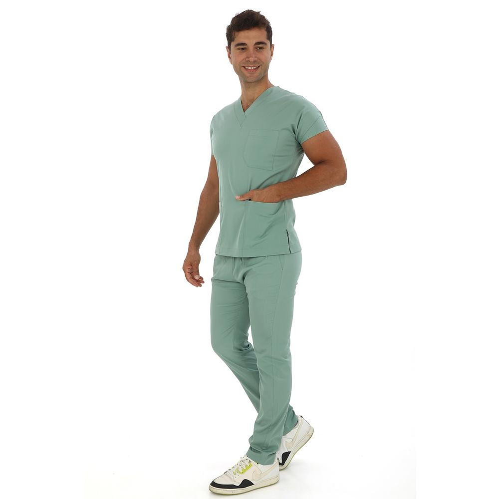 Mint yeşili scrub takım- Erkek